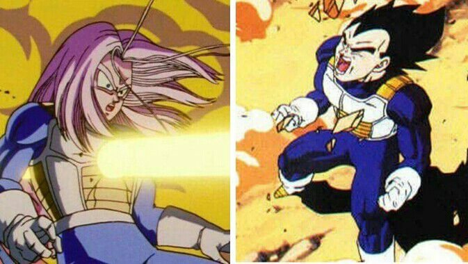 Dragon Ball 16ª Geração Devil Vegeta Trunks Ds Pai e Filho Adeus