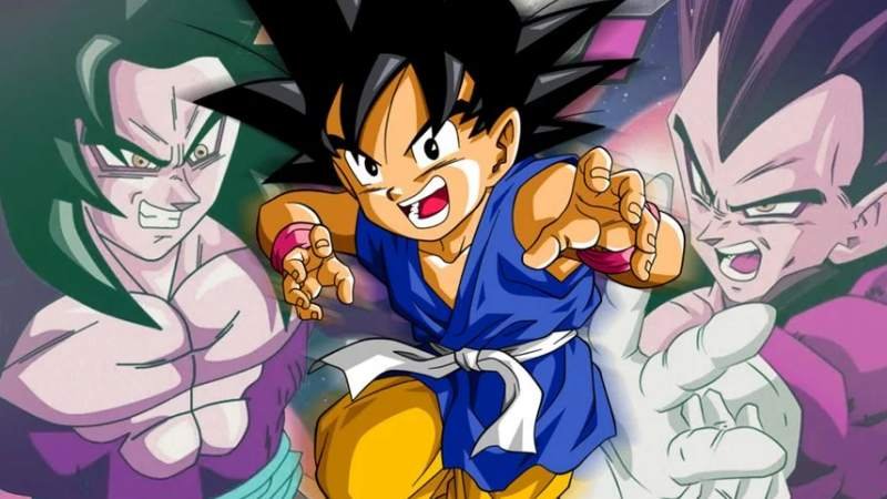 História Dragon Ball GT- Saga dos Meios Sangues - História escrita