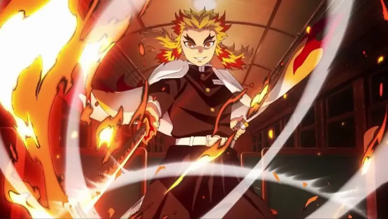 Anatomia Nerd - A história do Rengoku em Demon Slayer Kyojuro era o filho  mais velho de Shinjuro Rengoku. Seu pai era conhecido como o Hashira do fogo  até sua aposentadoria inesperada.
