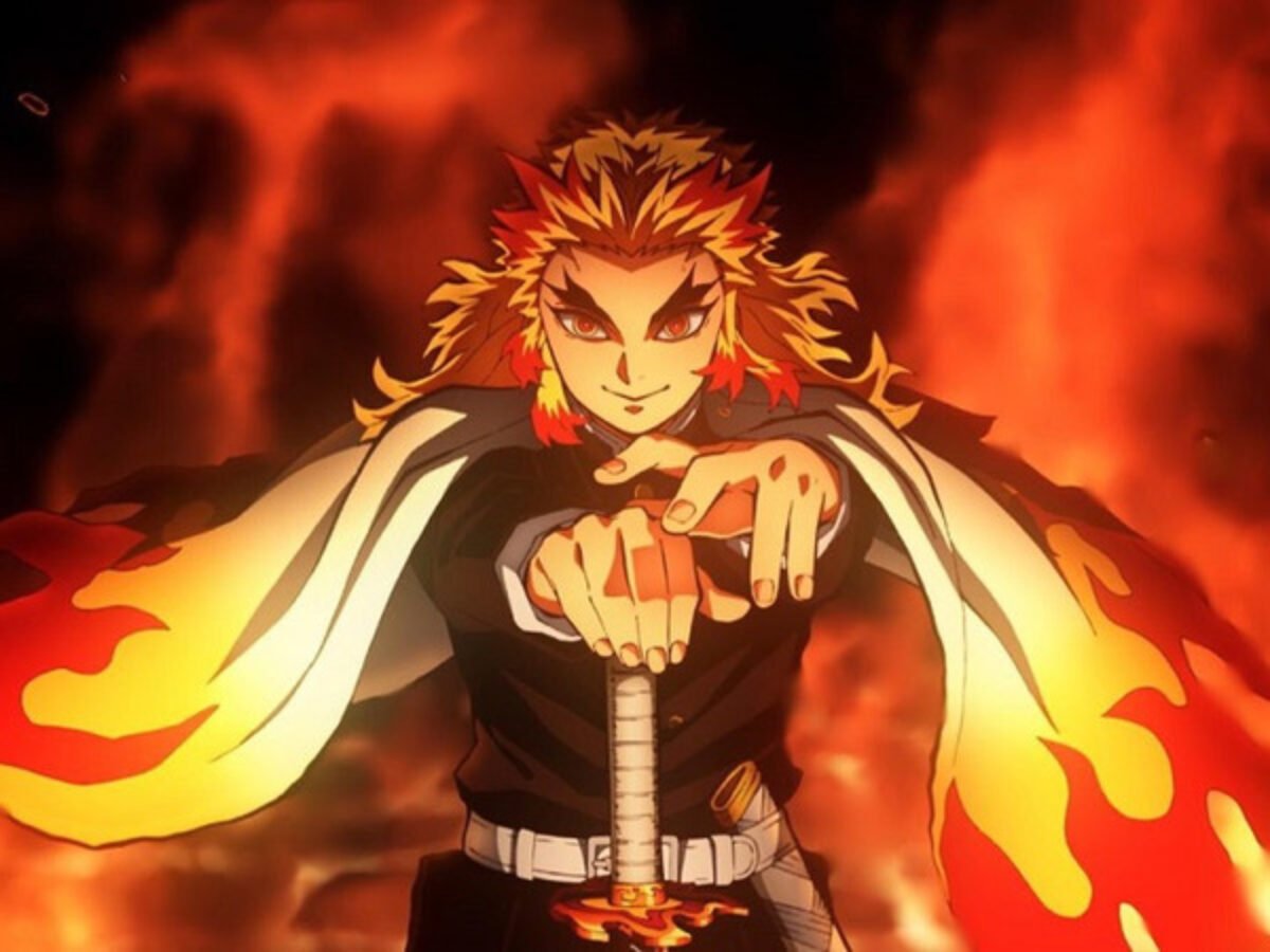Anatomia Nerd - A história do Rengoku em Demon Slayer Kyojuro era o filho  mais velho de Shinjuro Rengoku. Seu pai era conhecido como o Hashira do fogo  até sua aposentadoria inesperada.