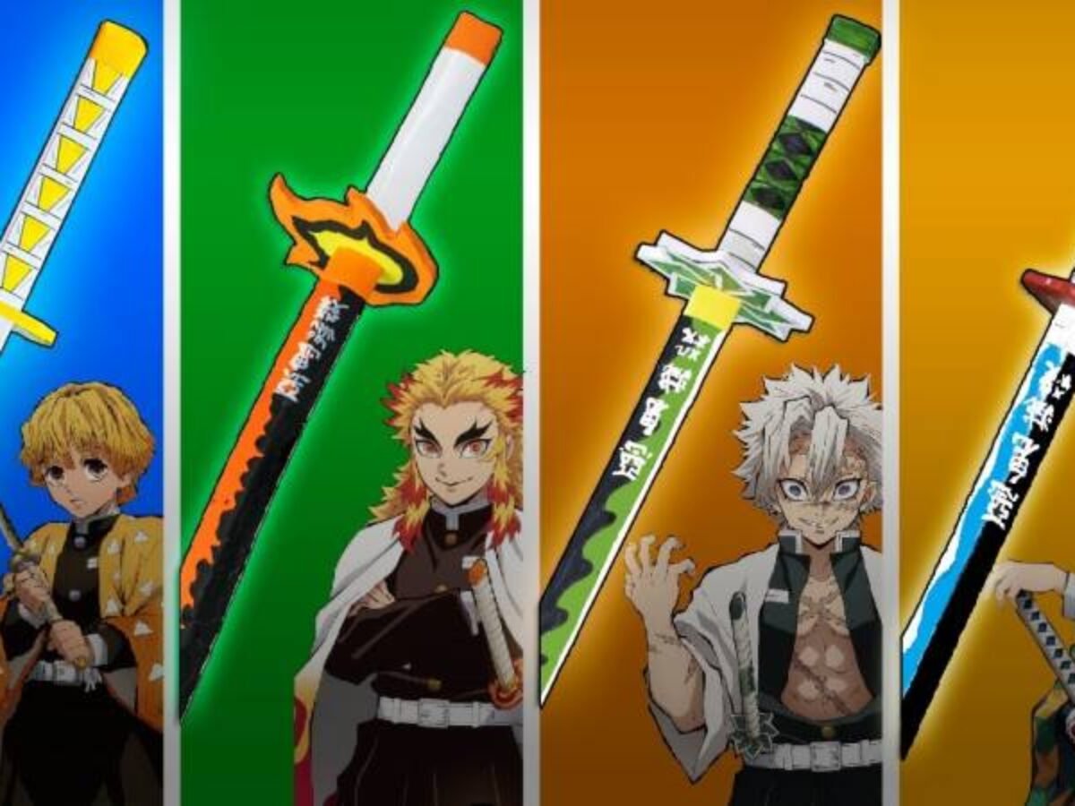 Demon Slayer: Todas as espadas Nichirin mostradas até agora - Oxente Sensei